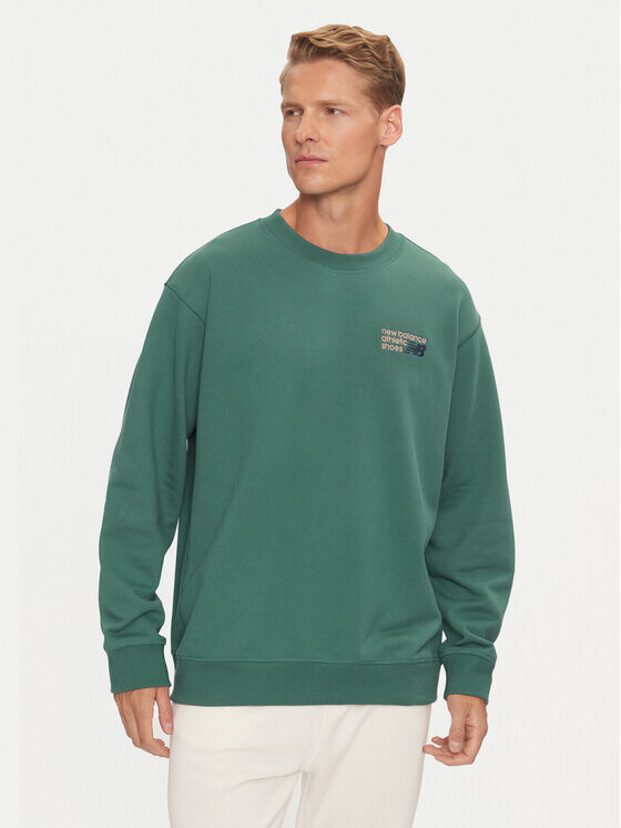 Толстовка свободного кроя New Balance, зеленый
Толстовка свободного кроя New Balance, зеленый