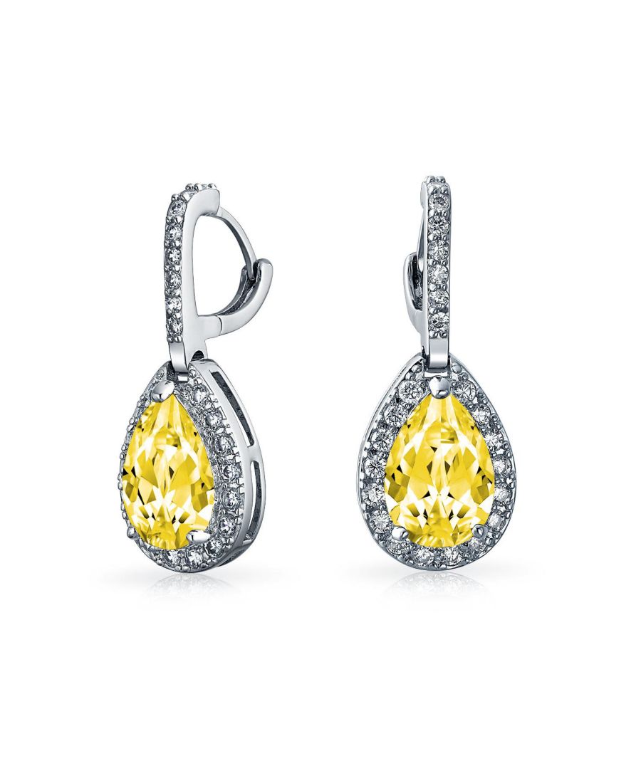 Серьги-кольца в форме капли с розовыми кубическими циркониями (7CT) в стиле гало, с застежкой-кнопкой, родиевое покрытие Bling Jewelry, Yellow-nov
Серьги-кольца в форме капли с розовыми кубическими циркониями (7CT) в стиле гало, с застежкой-кнопкой, родиевое покрытие Bling Jewelry, Yellow-nov