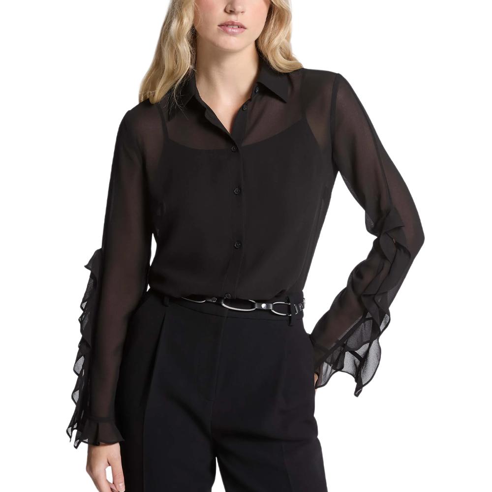 MICHAEL KORS Женская черная рубашка
MICHAEL KORS Женская черная рубашка