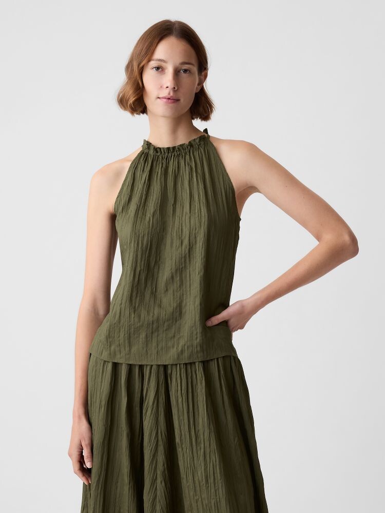 Топ без рукавов Gap, зеленый
Топ без рукавов Gap, зеленый