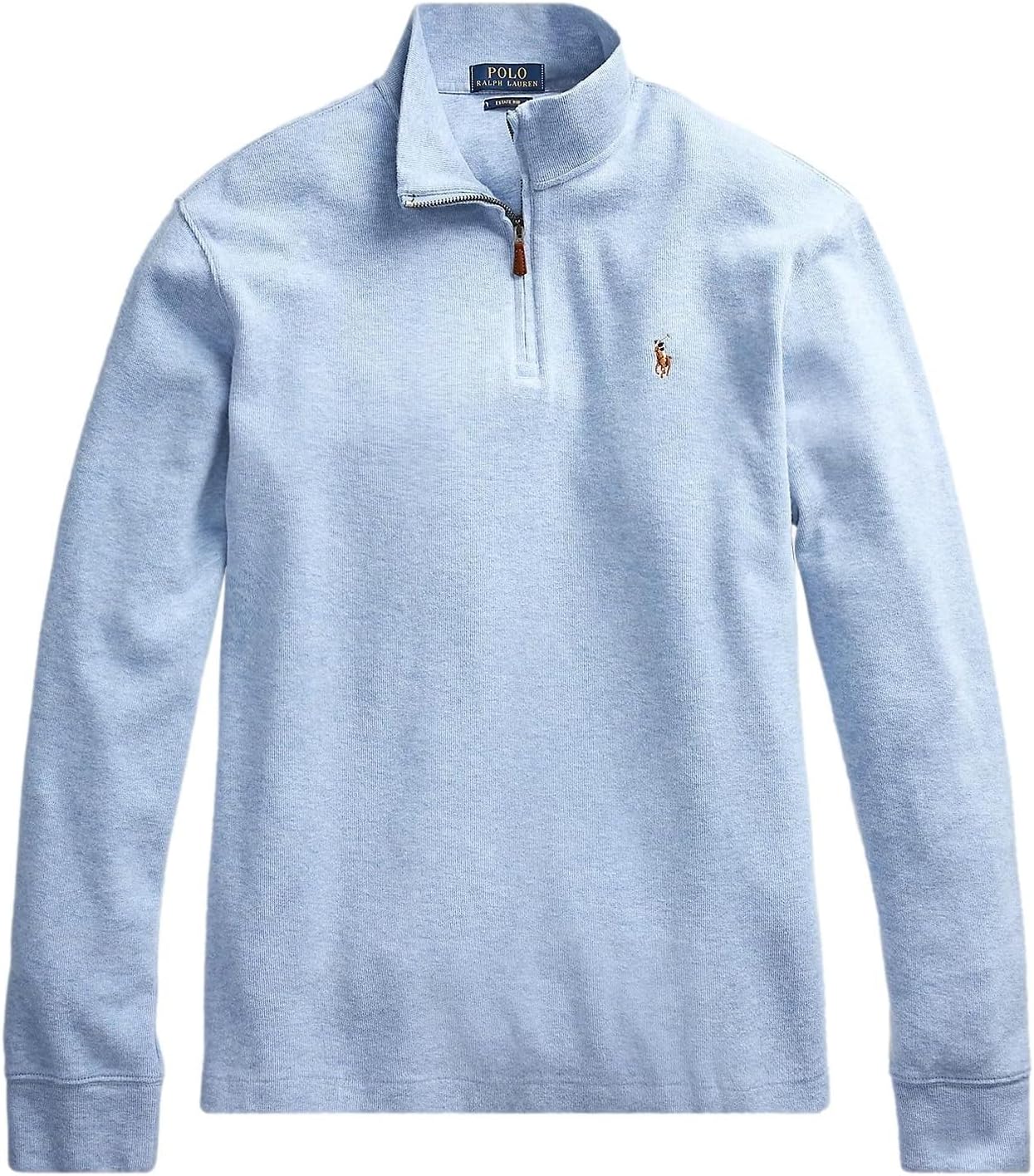 POLO RALPH LAUREN Мужской классический свитер-пуловер Estate-Rib с застежкой-молнией на четверть, Ralph-Lauren Isle Blue Heather
POLO RALPH LAUREN Мужской классический свитер-пуловер Estate-Rib с застежкой-молнией на четверть, Ralph-Lauren Isle Blue Heather