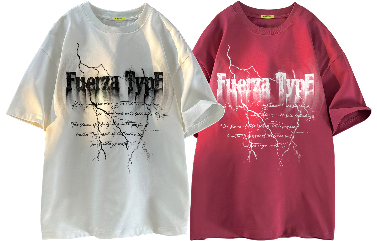 Футболка унисекс FUERZA, 2 Pack (White+Burgundy)
Футболка унисекс FUERZA, 2 Pack (White+Burgundy)