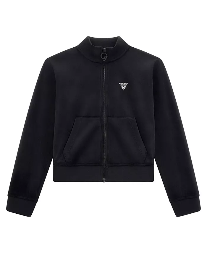 Детская толстовка с треугольным логотипом из страз для девочек 8-16 лет Guess, черный
Детская толстовка с треугольным логотипом из страз для девочек 8-16 лет Guess, черный