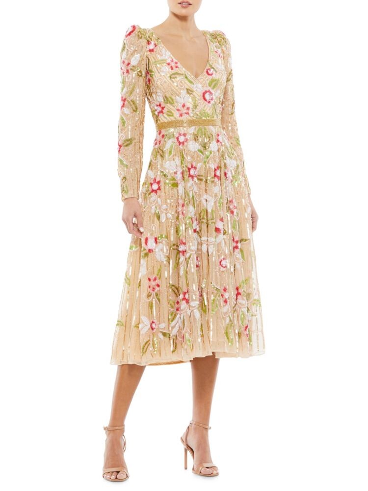 Платье миди с пышными рукавами и пайетками Mac Duggal, цвет Gold Mutli
Платье миди с пышными рукавами и пайетками Mac Duggal, цвет Gold Mutli