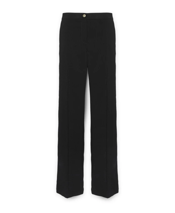 Брюки из эластичной креповой ткани. Elena Mirã², черный
Брюки из эластичной креповой ткани. Elena Mirã², черный