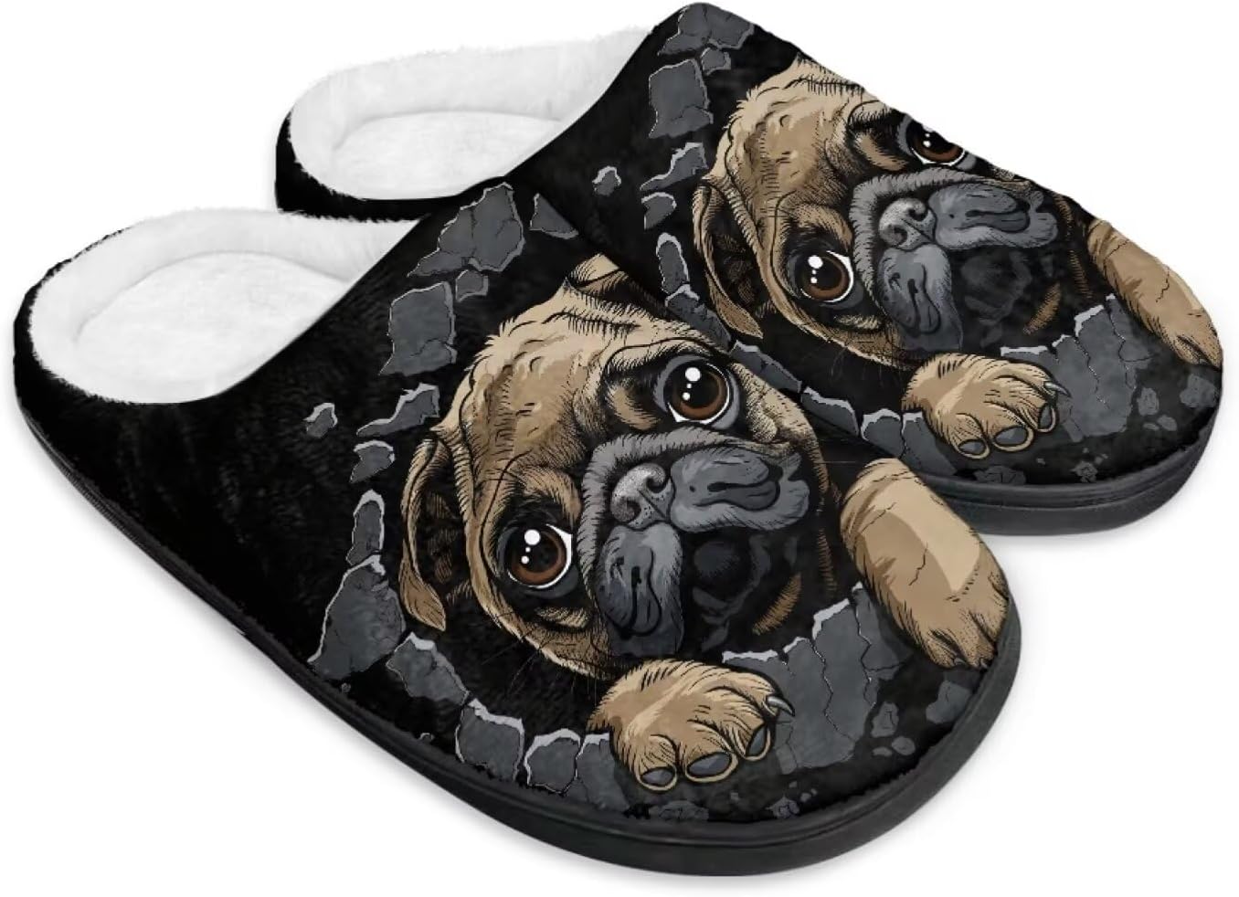 Зимние пушистые тапочки мужские домашние тапочки животные тапочки для женщин Нескользящие теплые уютные домашние тапочки Chririnla, черный
Зимние пушистые тапочки мужские домашние тапочки животные тапочки для женщин Нескользящие теплые уютные домашние тапочки Chririnla, черный