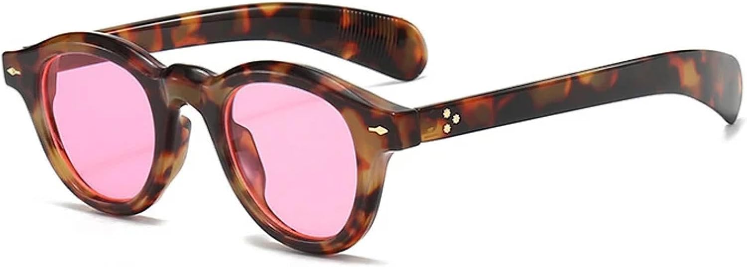 Винтажные овальные солнцезащитные очки для женщин, модные, с прозрачными линзами цвета океана, защита от УФ-излучения UV400; мужские солнцезащитные очки с заклепками, круглые, сине-зеленые TVTBBVV, Leopard Pink
Винтажные овальные солнцезащитные очки для женщин, модные, с прозрачными линзами цвета океана, защита от УФ-излучения UV400; мужские солнцезащитные очки с заклепками, круглые, сине-зеленые TVTBBVV, Leopard Pink