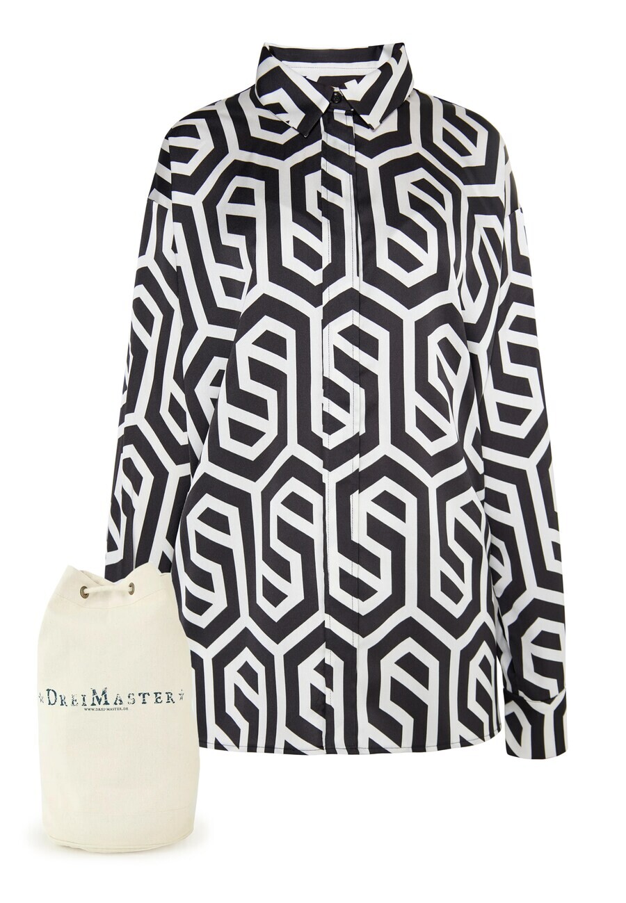 Длинная блузка DreiMaster Klassik Blouse, черный
Длинная блузка DreiMaster Klassik Blouse, черный