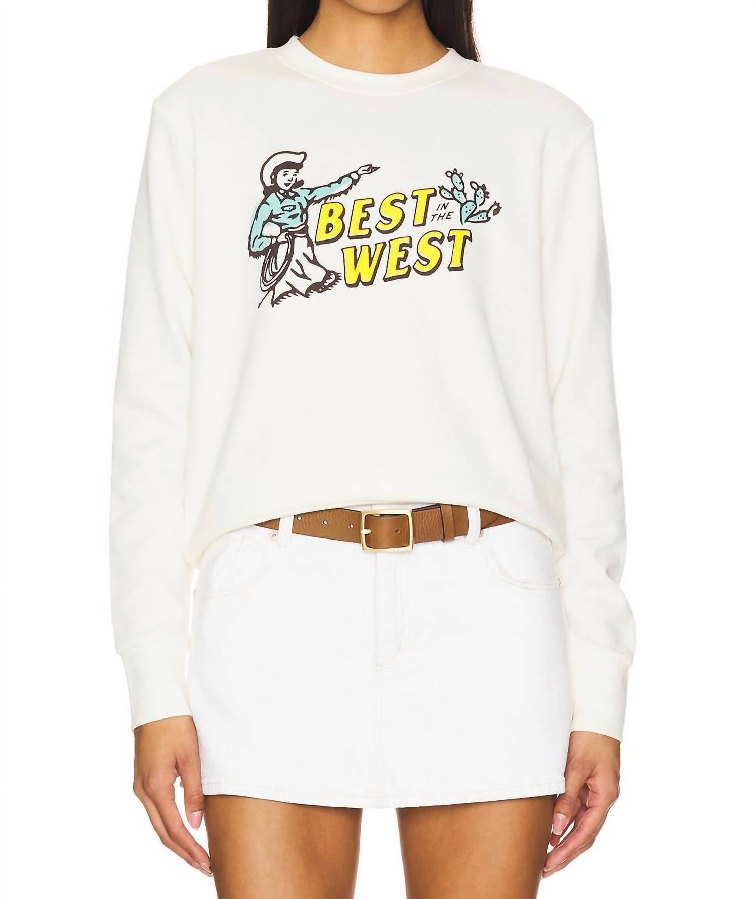 Лучший на Западе свитшот белый Sendero Provisions Co.
Лучший на Западе свитшот белый Sendero Provisions Co.