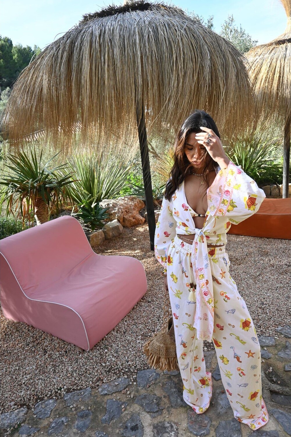 Пляжные брюки Ibiza из льняной смеси Never Fully Dressed, экрю
Пляжные брюки Ibiza из льняной смеси Never Fully Dressed, экрю