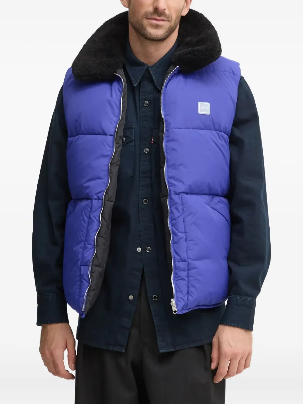 Дутый жилет A.P.C., черный
Дутый жилет A.P.C., черный