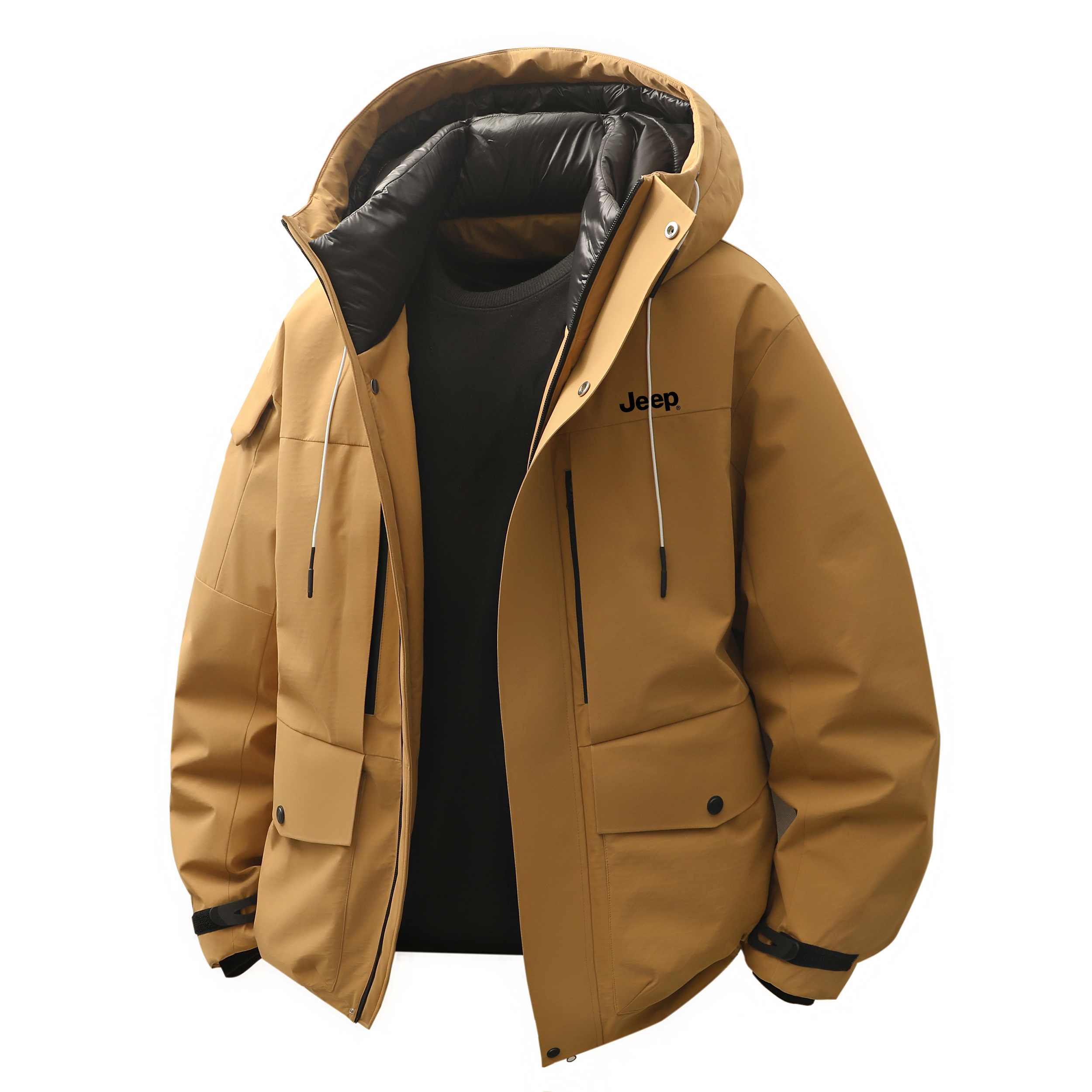 Пуховик Unisex с капюшоном утепленный Jeep, caramel коричневый
Пуховик Unisex с капюшоном утепленный Jeep, caramel коричневый