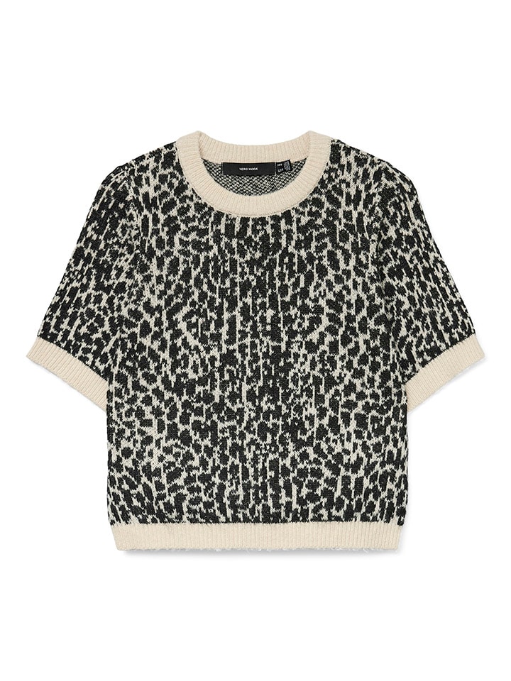 Свитер бежево-черного цвета Vero Moda
Свитер бежево-черного цвета Vero Moda