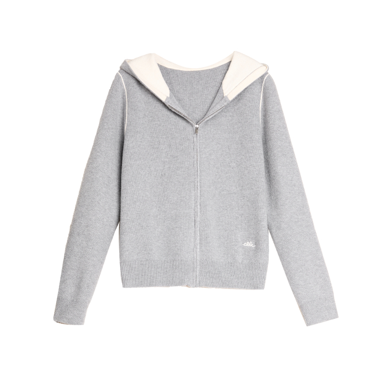 ELLE Кардиган женский Medium Gray с капюшоном
ELLE Кардиган женский Medium Gray с капюшоном
