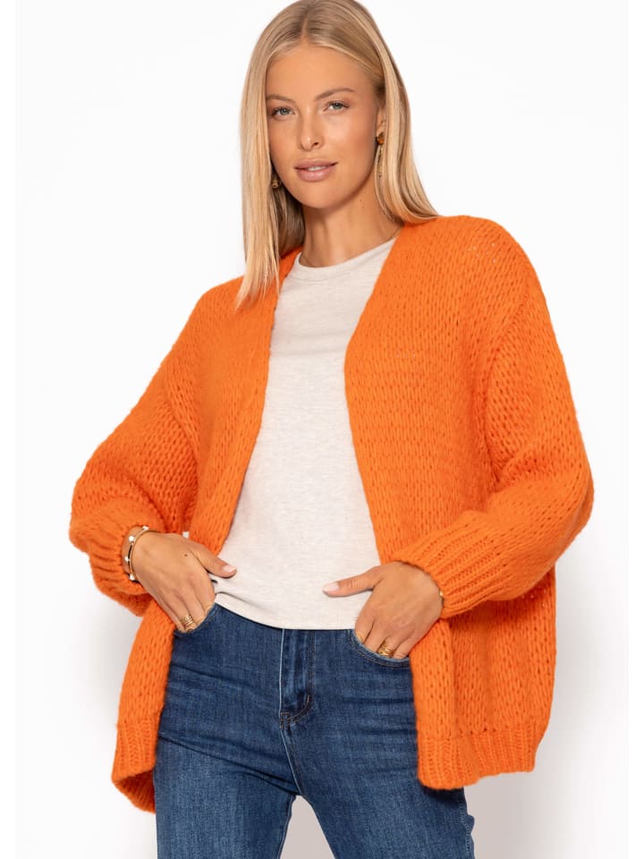 Кардиган свободного кроя оранжевого цвета SASSYCLASSY
Кардиган свободного кроя оранжевого цвета SASSYCLASSY
