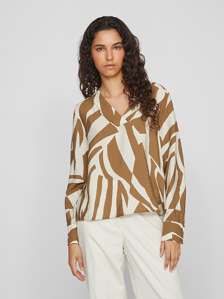 Блуза Vila, цвет creme/hellbraun
Блуза Vila, цвет creme/hellbraun