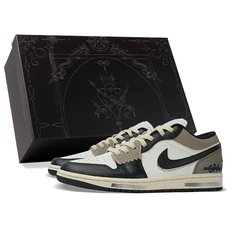 Jordan Баскетбольные кроссовки Air 1 с низким верхом, износостойкие, винтажные, мужские, черно-коричневые
Jordan Баскетбольные кроссовки Air 1 с низким верхом, износостойкие, винтажные, мужские, черно-коричневые