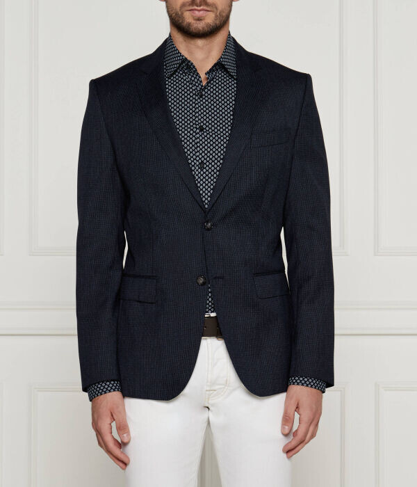 Пиджак мужской Slim Fit Boss шерстяной элегантный, синий
Пиджак мужской Slim Fit Boss шерстяной элегантный, синий