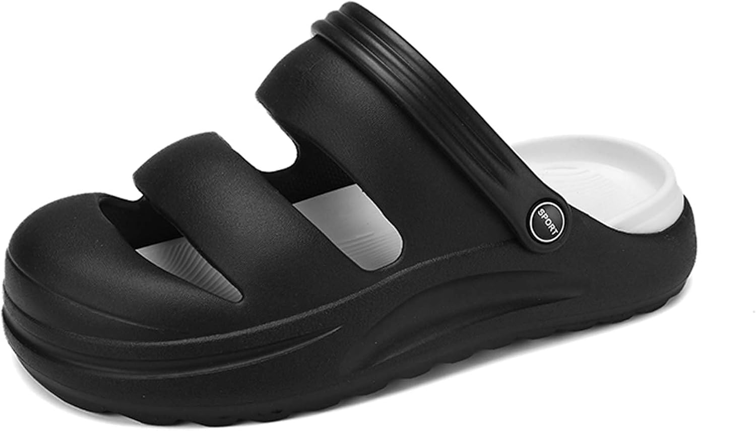 Сандалии для мужчин и женщин, сабо, садовая обувь, нескользящие, дышащие, летние походные и спортивные пляжные туфли, EVA, удобные мягкие домашние и душевые тапочки Generic, черный
Сандалии для мужчин и женщин, сабо, садовая обувь, нескользящие, дышащие, летние походные и спортивные пляжные туфли, EVA, удобные мягкие домашние и душевые тапочки Generic, черный