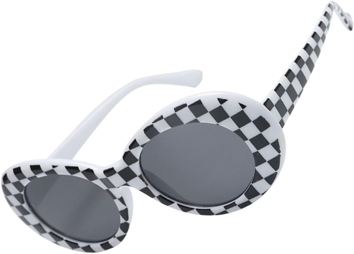 Овальные солнцезащитные очки для женщин, летние аксессуары, винтажные защитные солнцезащитные очки в овальной оправе, очки для активного отдыха с белой клетчатой оправой и полностью серыми линзами Hemobllo
Овальные солнцезащитные очки для женщин, летние аксессуары, винтажные защитные солнцезащитные очки в овальной оправе, очки для активного отдыха с белой клетчатой оправой и полностью серыми линзами Hemobllo