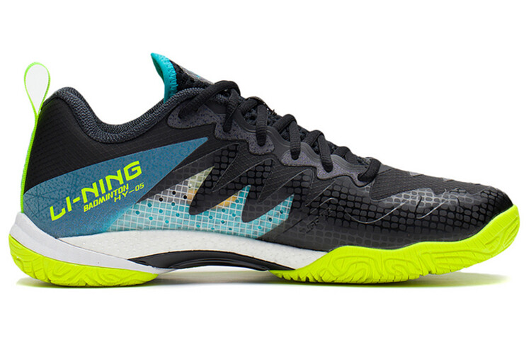 Кроссовки для бадминтона Falcon 5, унисекс, низкие, черные/лаймово-синие Lining 
Кроссовки для бадминтона Falcon 5, унисекс, низкие, черные/лаймово-синие Lining