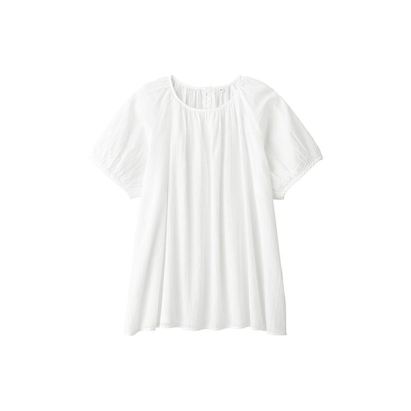 Женская блузка Muji с короткими рукавами из чистого хлопка, белый
Женская блузка Muji с короткими рукавами из чистого хлопка, белый