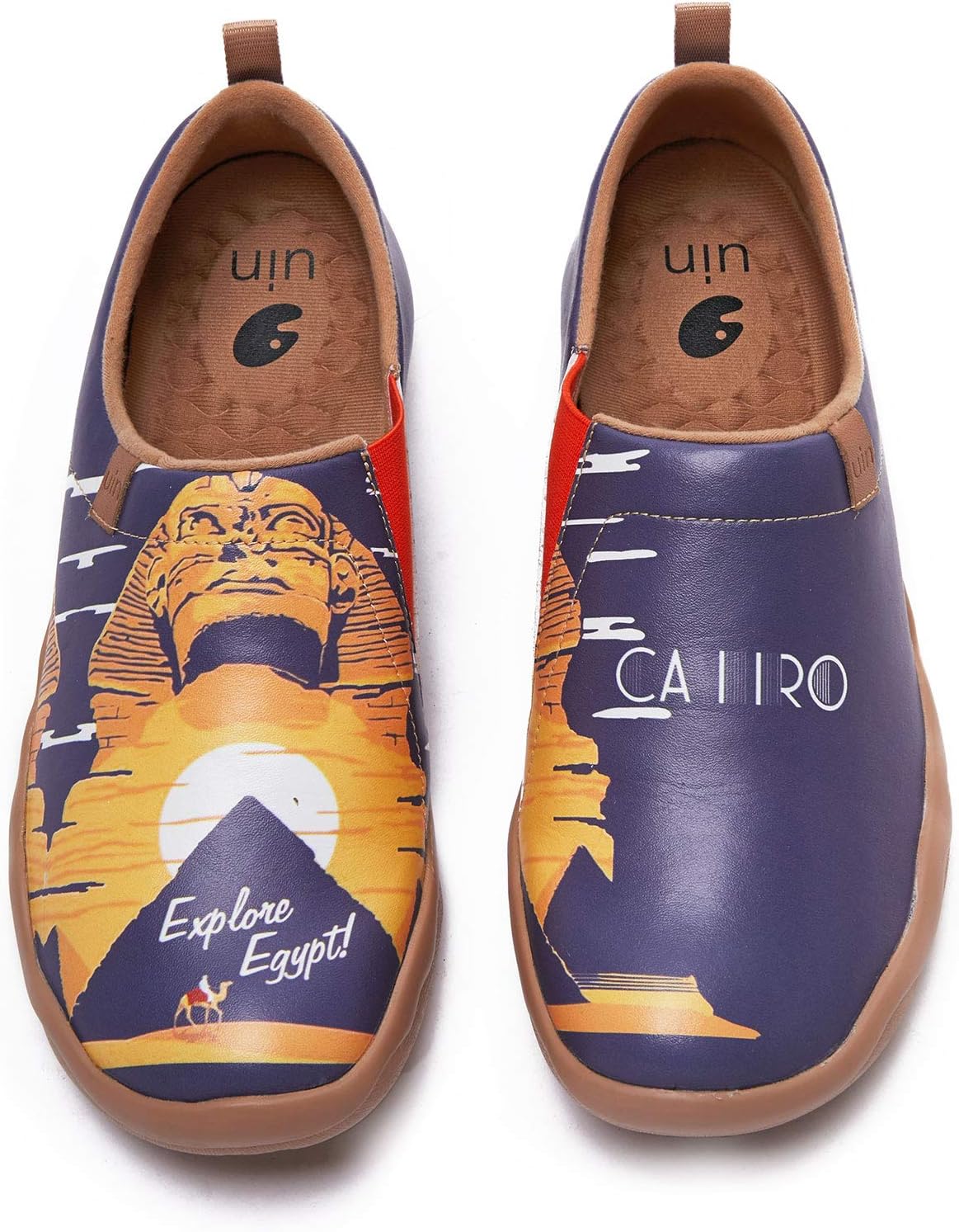 Мужские лоферы UIN, раскрашенные туристические туфли, слипоны для прогулок, повседневные легкие удобные модные кроссовки Toledo Destination, Great Sphinx of Giza
Мужские лоферы UIN, раскрашенные туристические туфли, слипоны для прогулок, повседневные легкие удобные модные кроссовки Toledo Destination, Great Sphinx of Giza