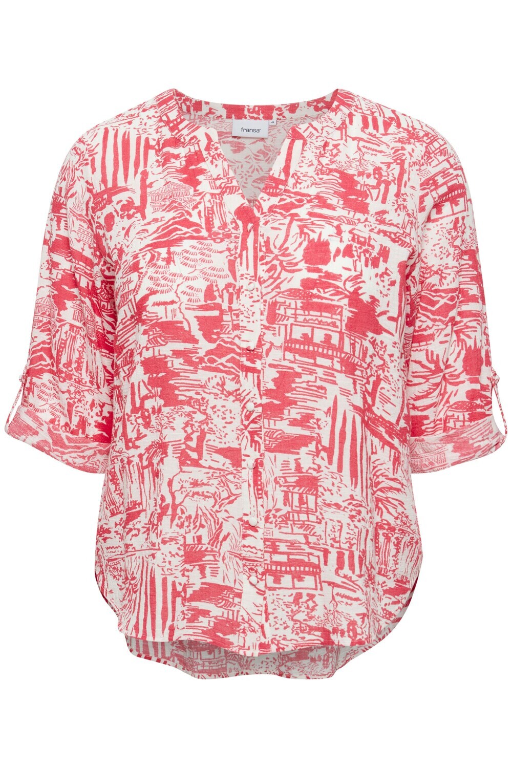 Блузка Fransa Curve Bobbi, малина
Блузка Fransa Curve Bobbi, малина