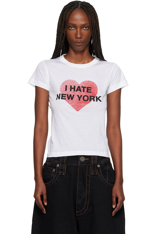 Футболка с надписью «Я ненавижу Нью-Йорк» Vaquera, белый
Футболка с надписью «Я ненавижу Нью-Йорк» Vaquera, белый