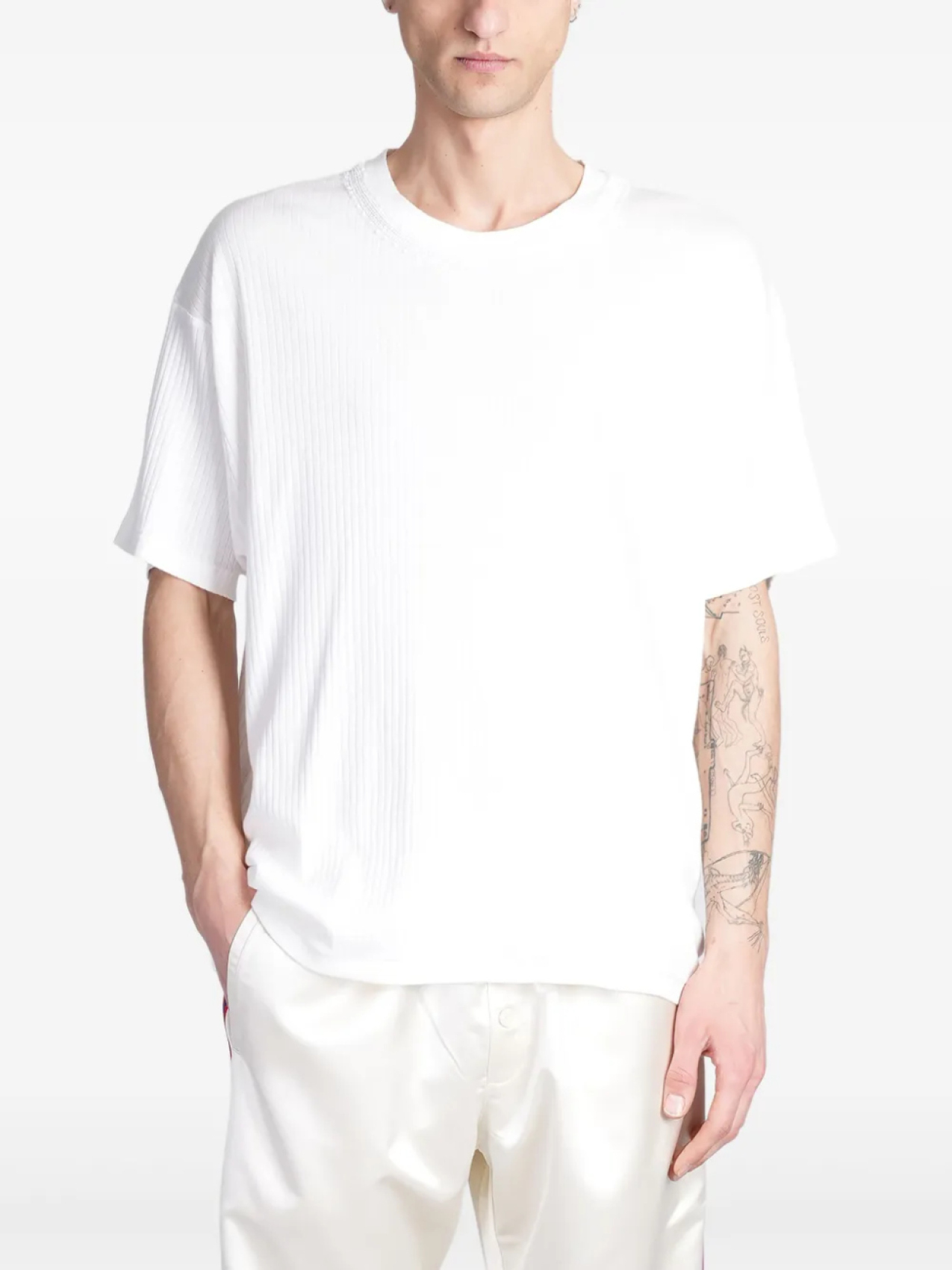 Футболка в рубчик BODE, белый
Футболка в рубчик BODE, белый