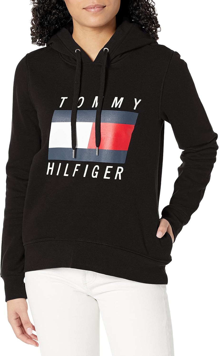 Женская толстовка с капюшоном и большим логотипом Tommy Hilfiger, Black
Женская толстовка с капюшоном и большим логотипом Tommy Hilfiger, Black