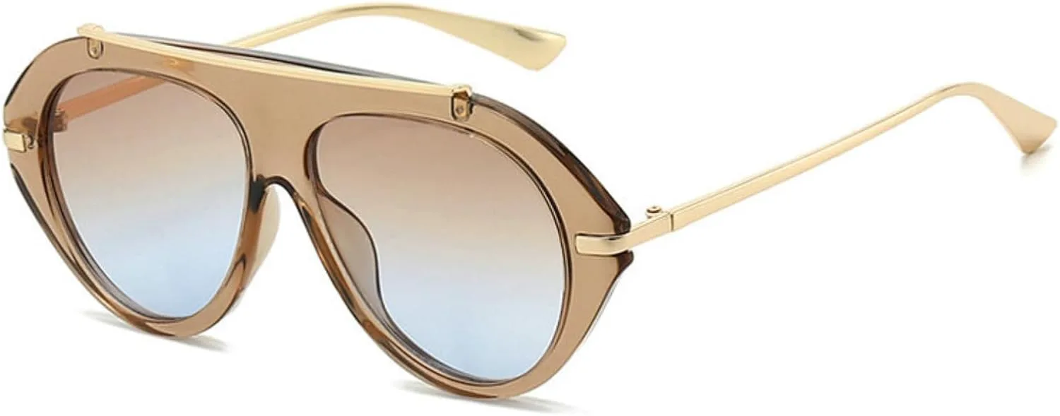 Солнцезащитные очки Willochra Oversized Oval Pilot для женщин и мужчин в стиле 70-х, большие, роскошные, ретро, черные, с защитой от УФ-излучения UV400, C16
Солнцезащитные очки Willochra Oversized Oval Pilot для женщин и мужчин в стиле 70-х, большие, роскошные, ретро, черные, с защитой от УФ-излучения UV400, C16