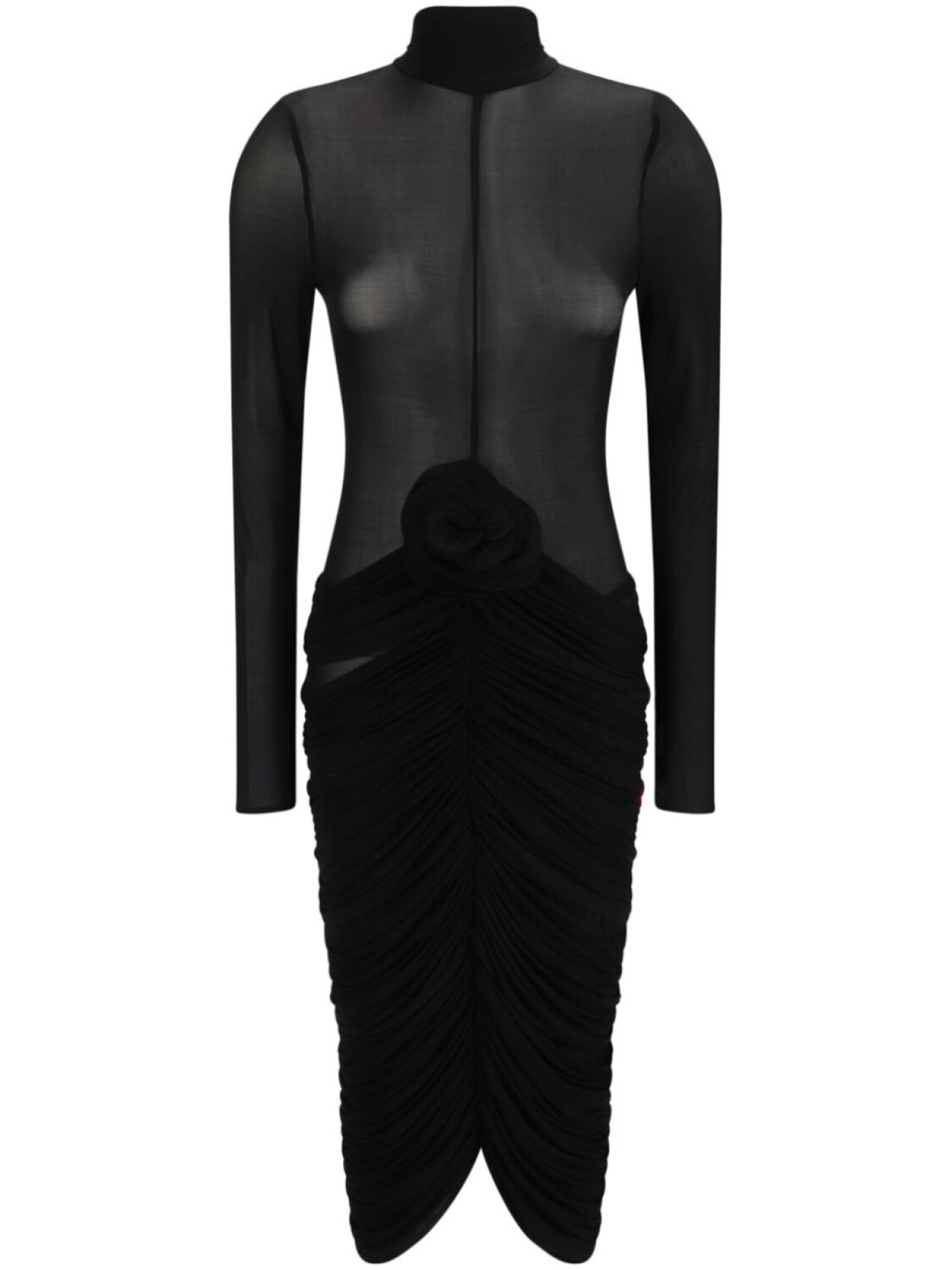 Magda Butrym прозрачное платье миди с высоким воротом, черный
Magda Butrym прозрачное платье миди с высоким воротом, черный