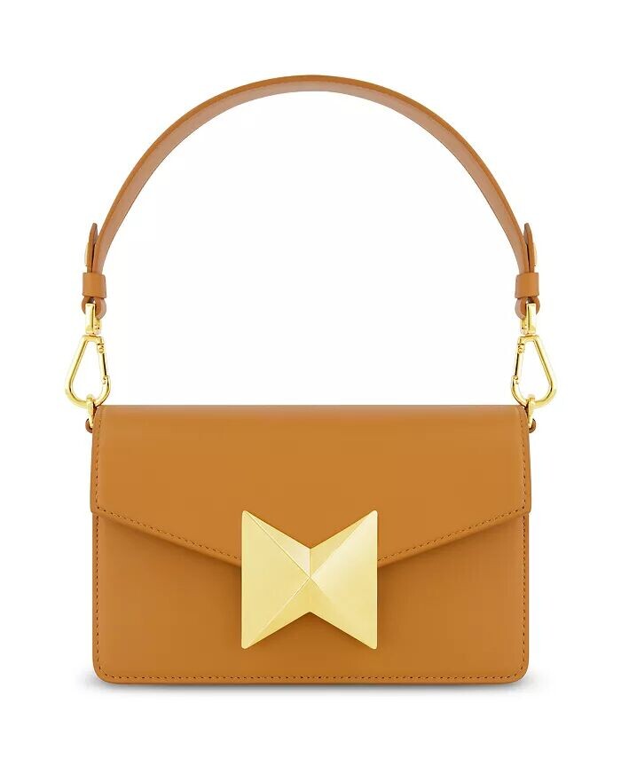 Классическая кожаная позолоченная сумка на плечо с фурнитурой Mac Duggal, черный
Классическая кожаная позолоченная сумка на плечо с фурнитурой Mac Duggal, черный