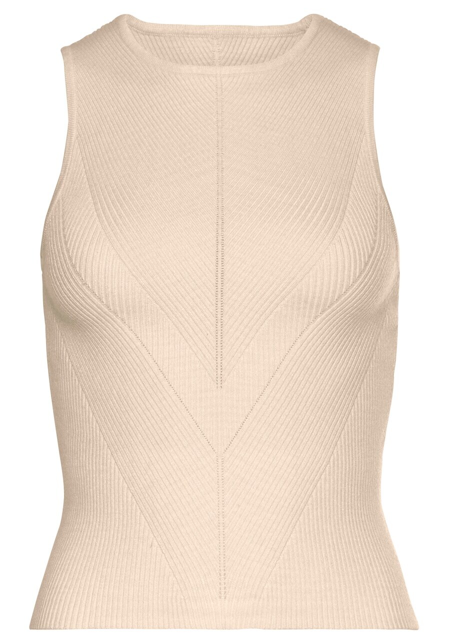 Вязаный топ Lascana, кремовый
Вязаный топ Lascana, кремовый