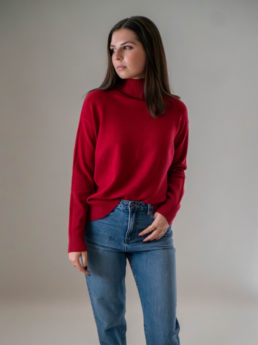Свитер WEARABLE STORIES Riske, бургундия
Свитер WEARABLE STORIES Riske, бургундия