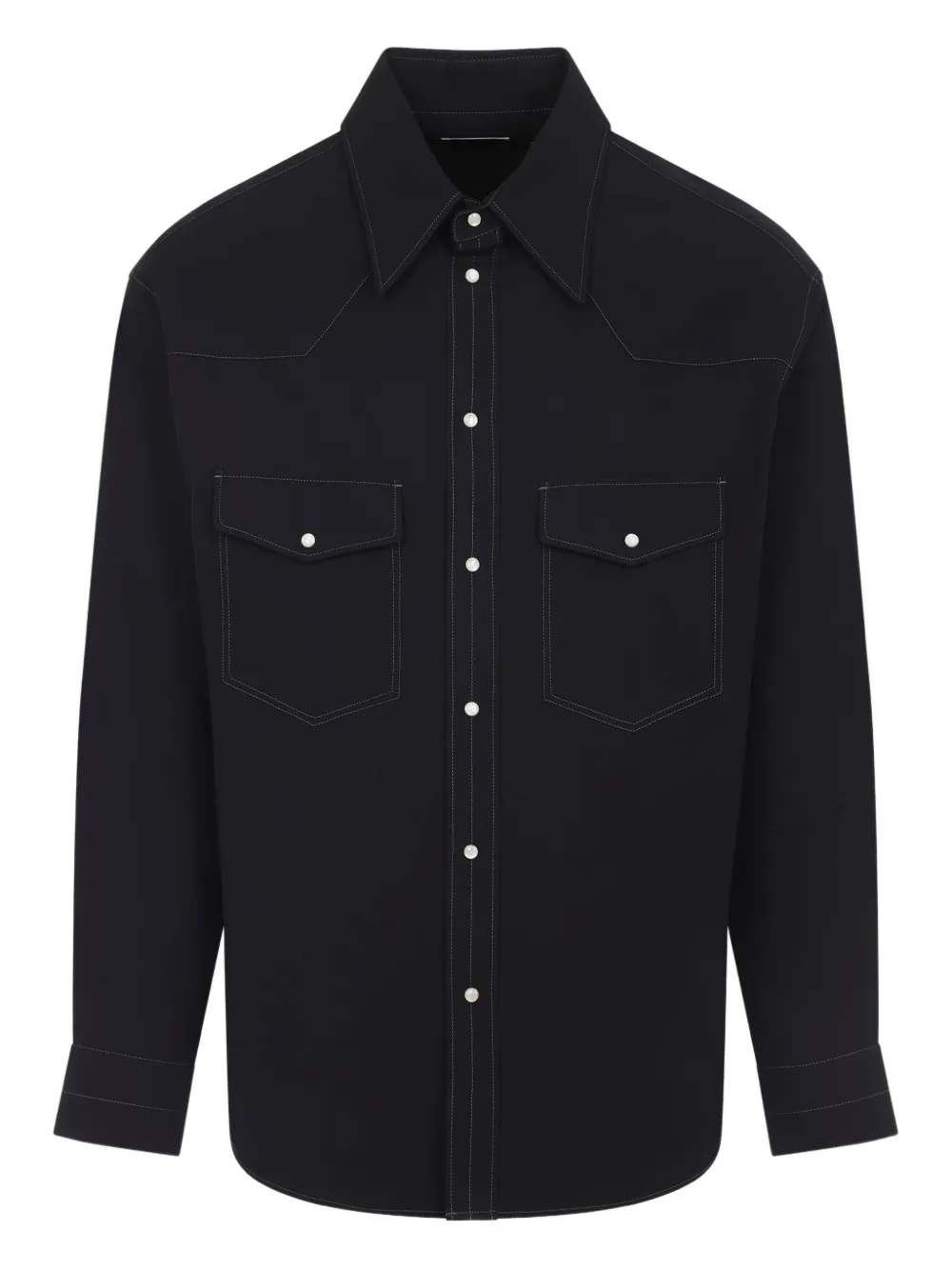 Рубашка с накладным карманом Lemaire, черный
Рубашка с накладным карманом Lemaire, черный