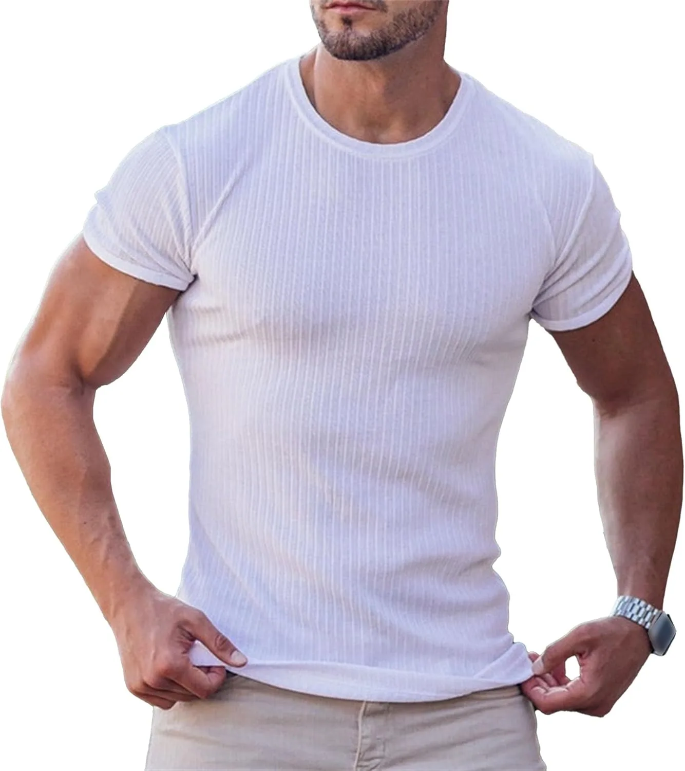 Мужская футболка Slim Fit Athletic с коротким рукавом
Мужская футболка Slim Fit Athletic с коротким рукавом