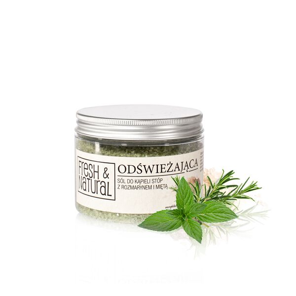 Освежающая соль для ванночек для ног, 500 г Fresh & Natural
Освежающая соль для ванночек для ног, 500 г Fresh & Natural