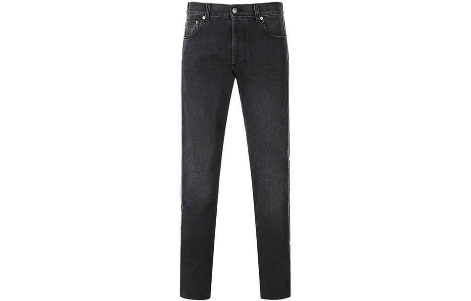 Джинсы мужские угольно-черные Alexander McQueen
Джинсы мужские угольно-черные Alexander McQueen