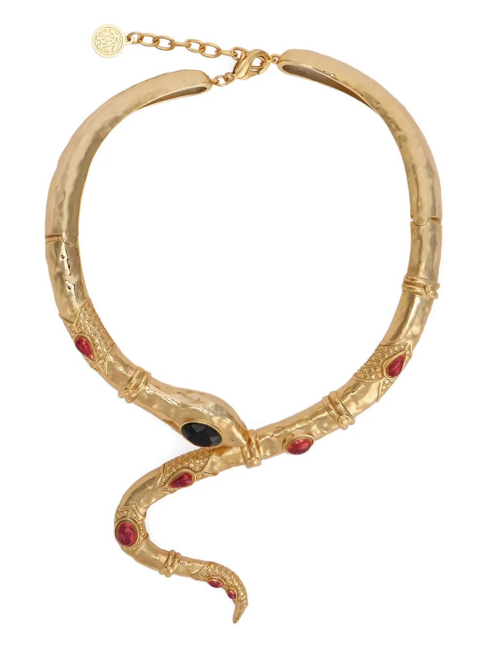 Ожерелье с кристаллами и мотивом змеи Roberto Cavalli, золотистый
Ожерелье с кристаллами и мотивом змеи Roberto Cavalli, золотистый