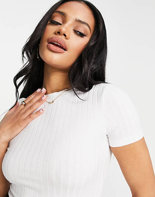 Белая узкая футболка в рубчик ASOS DESIGN, Белый, Белая узкая футболка в рубчик ASOS DESIGN
Белая узкая футболка в рубчик ASOS DESIGN, Белый, Белая узкая футболка в рубчик ASOS DESIGN