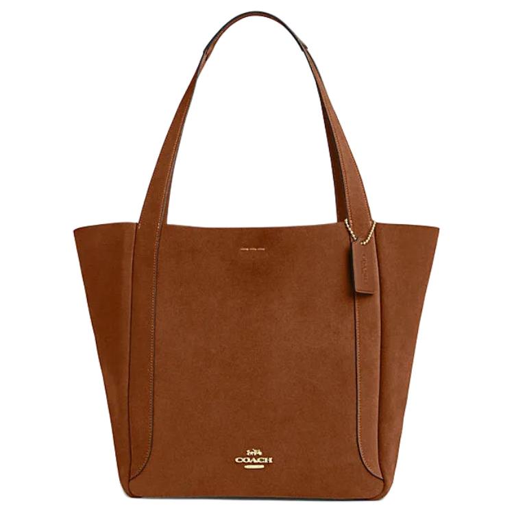 Сумка-шоппер Hadley из коровьей кожи через плечо женская желтая охра COACH 
Сумка-шоппер Hadley из коровьей кожи через плечо женская желтая охра COACH