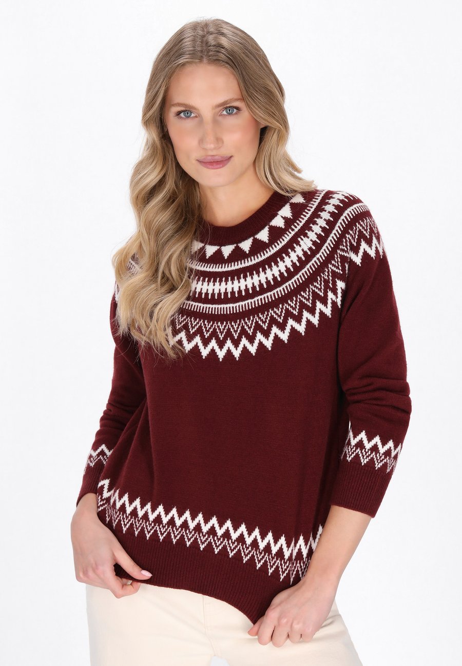 Джемпер DreiMaster Jumper, Wine Red Offwhite/Dark Red
Джемпер DreiMaster Jumper, Wine Red Offwhite/Dark Red