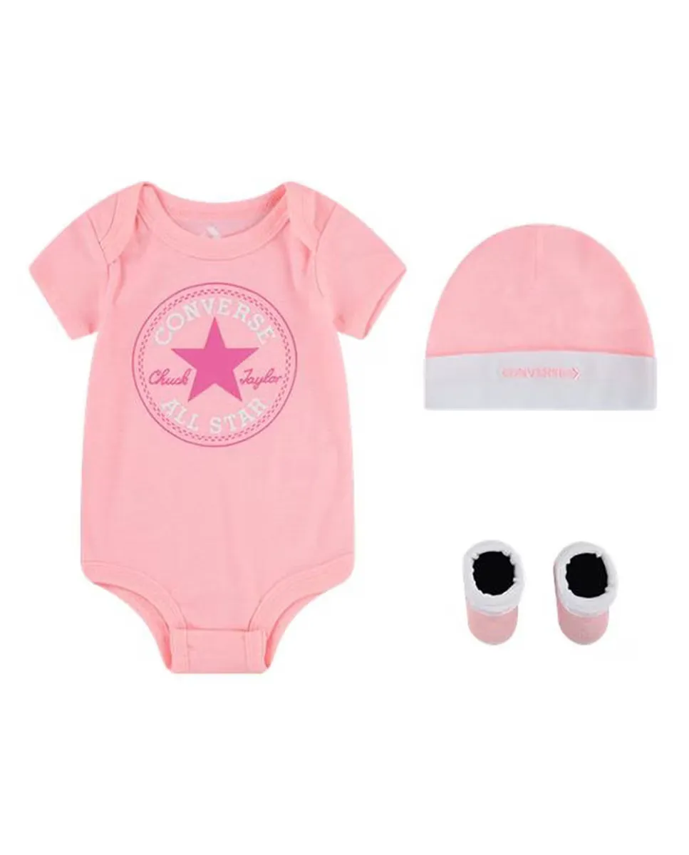 Комплект носков и пинеток для девочки Converse, розовый
Комплект носков и пинеток для девочки Converse, розовый