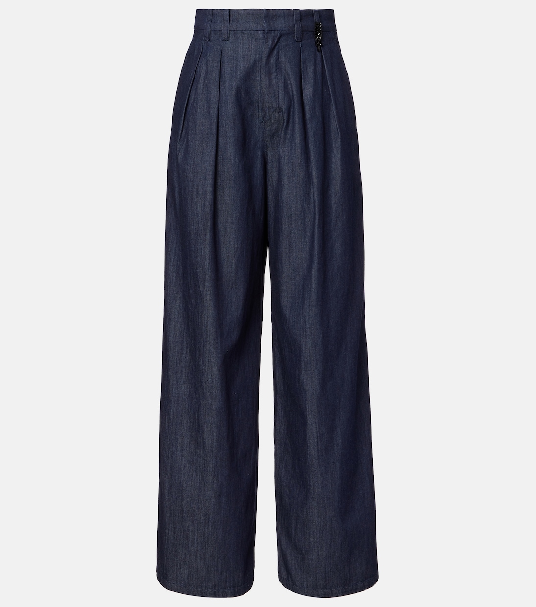 Джерри декорированные брюки-клеш из шамбре S Max Mara, Scuro Pulito
Джерри декорированные брюки-клеш из шамбре S Max Mara, Scuro Pulito