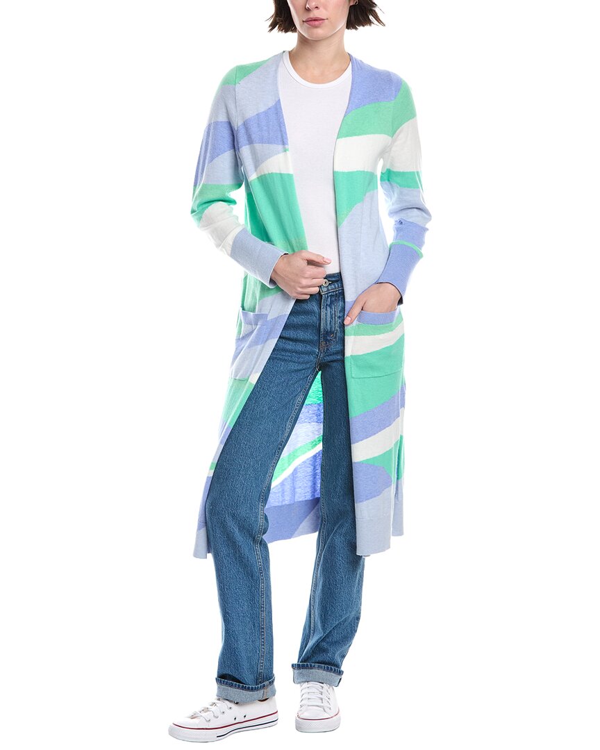 WISPR Abstract Maxi Silk-Blend Cardigan, синий
WISPR Abstract Maxi Silk-Blend Cardigan, синий