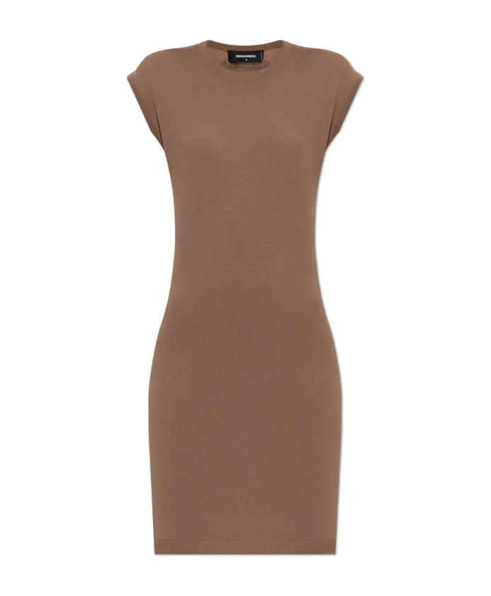 Шерстяное платье Dsquared2, коричневый
Шерстяное платье Dsquared2, коричневый