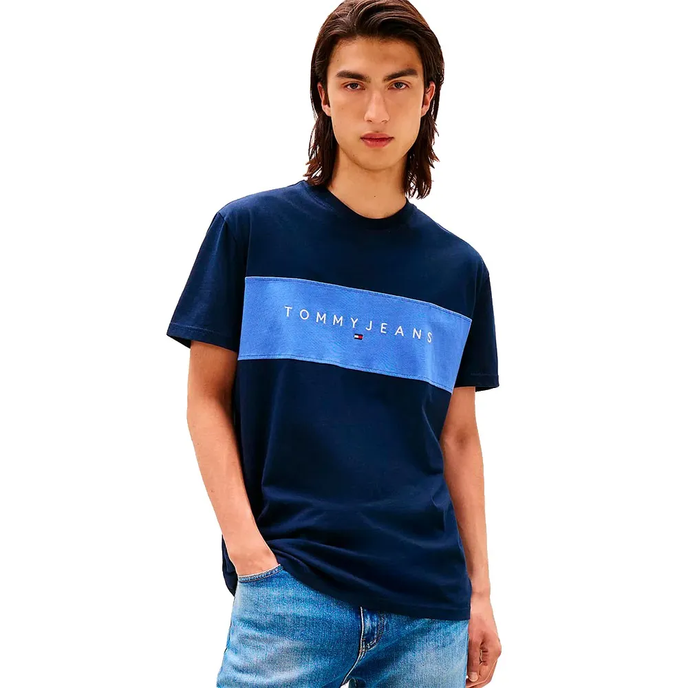 Футболка с коротким рукавом Tommy Jeans Linear Logo Regular Fit, синий
Футболка с коротким рукавом Tommy Jeans Linear Logo Regular Fit, синий