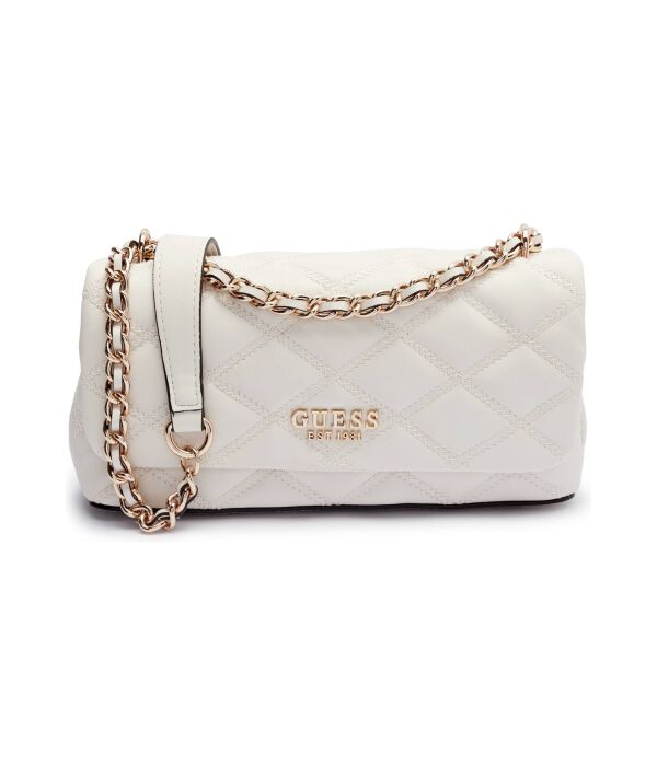 Сумка через плечо, темно-синяя Guess, белый 
Сумка через плечо, темно-синяя Guess, белый